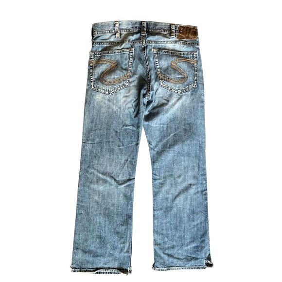 Mens Silver Zac Jeans - W34 L32 - 100% Cotton - see pics and description - Picture 8 of 16